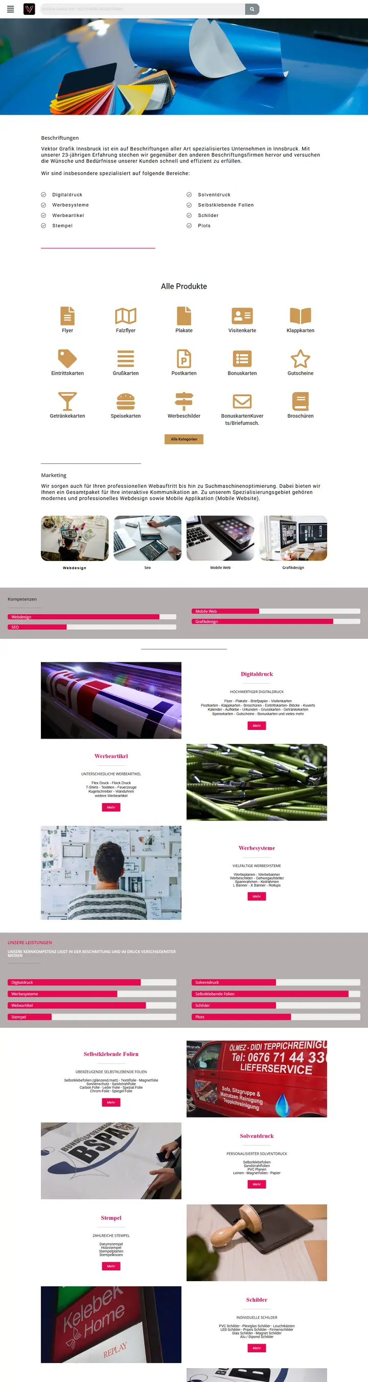 Startseite von Vektor Grafik